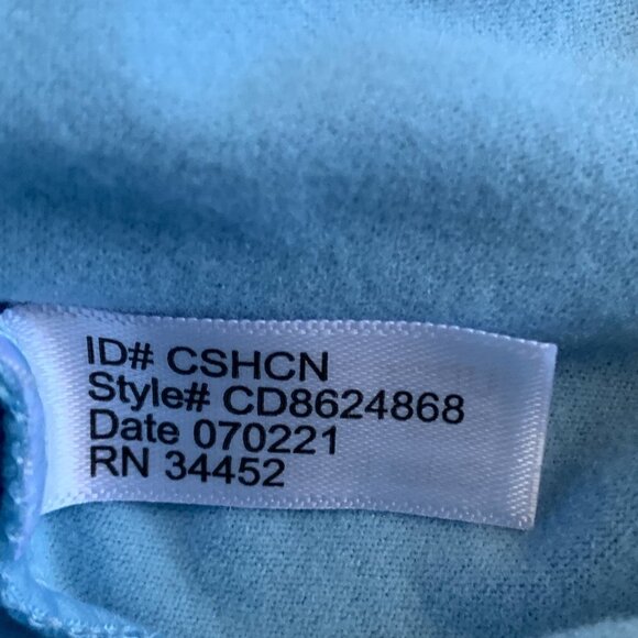 Cuddl Duds Climate Right Fleece Long Sleeve Top XL Baby Blue 94J - Picture 9 of 9